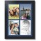 ArtToFrames Collage Photo Picture Frame with 4 - 5x7 inch Openings, Framed in Black with Over 62 Mat Color Options and Regular Glass (CSM-3926-2153)